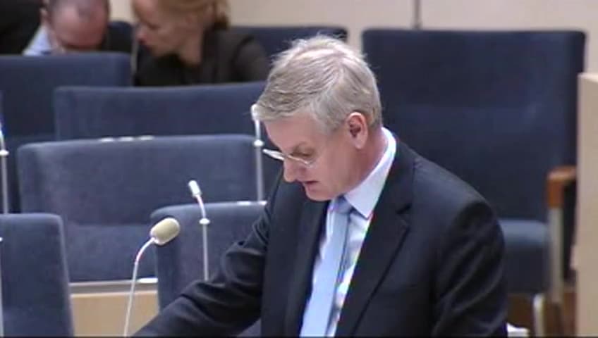 Stillbild från Interpellationsdebatt, EU:s ståndpunkt gentemot Burma
