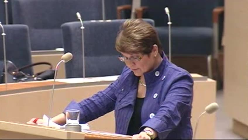 Stillbild från Interpellationsdebatt, Betalningstider för företag