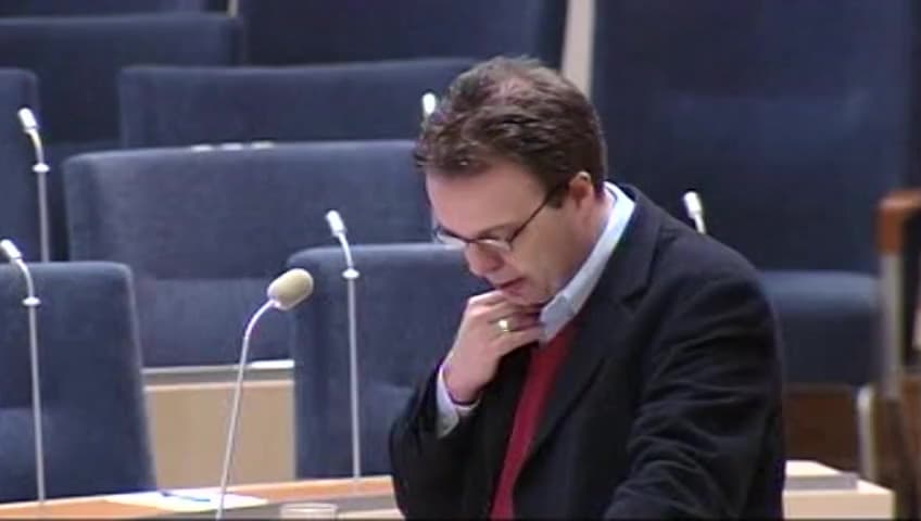 Stillbild från Interpellationsdebatt, Arbetslösheten i Gävleborg