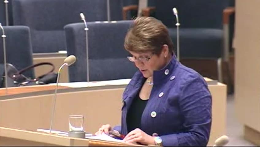 Stillbild från Interpellationsdebatt, Regionala samordnare