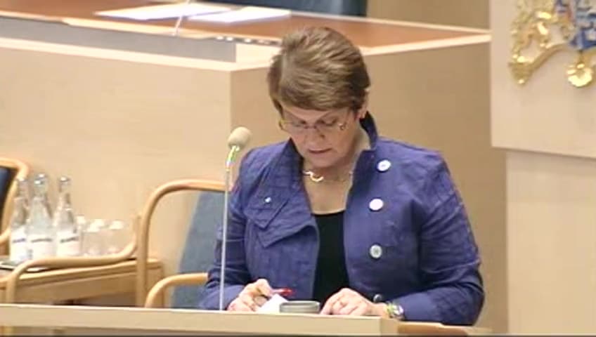 Stillbild från Interpellationsdebatt, Utveckling av näringslivet i Sollefteå