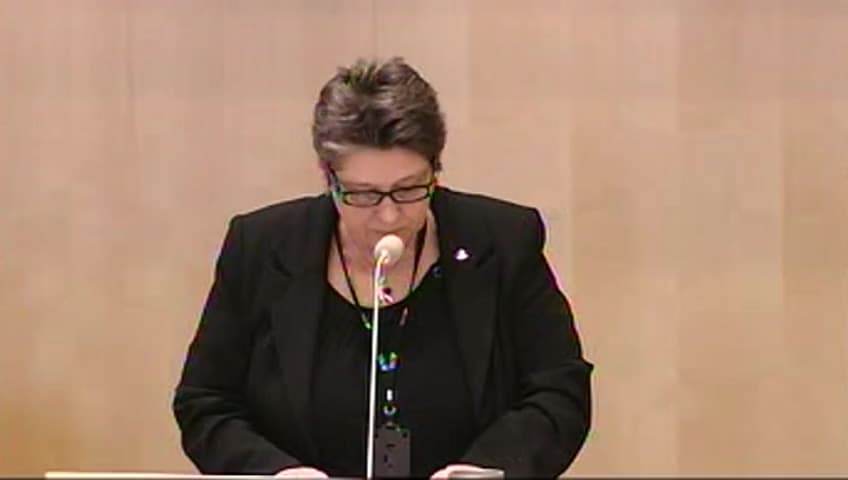 Stillbild från Debatt om förslag, Grönbok: Den europeiska arbetskraften inom vården