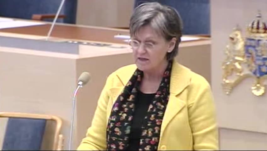 Stillbild från Interpellationsdebatt, Öresundsintegrationen under det svenska EU-ordförandeskapet