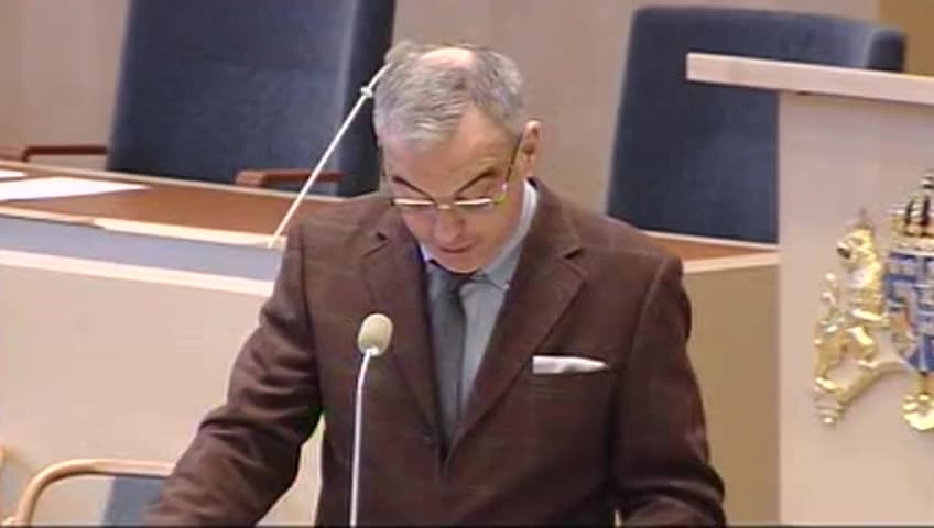 Stillbild från Interpellationsdebatt, Statligt stöd till utbildning i företag