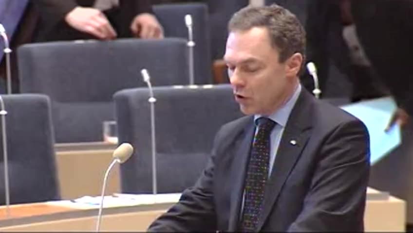 Stillbild från Interpellationsdebatt, Religiösa skolor