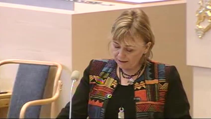 Stillbild från Interpellationsdebatt, Åtgärder mot rasism inom polisväsendet