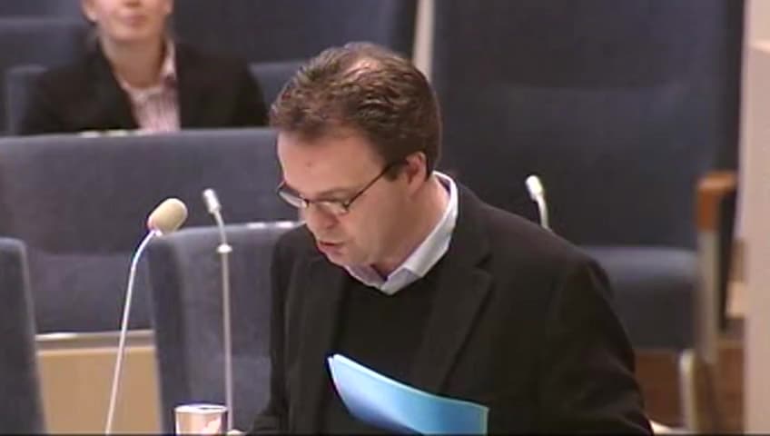 Stillbild från Interpellationsdebatt, Varslen på Ericsson