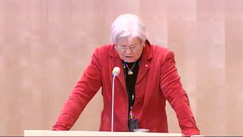 Stillbild från Debatt om förslag, Genomförande av det tredje penningtvättsdirektivet