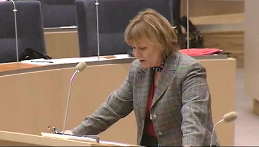 Stillbild från Interpellationsdebatt, Specialfastigheter