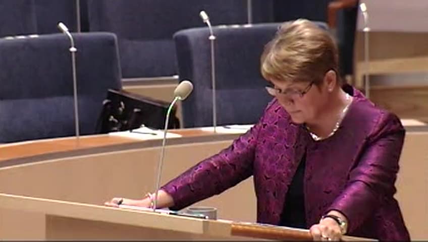 Stillbild från Interpellationsdebatt, Långsiktig energipolitik för Sverige