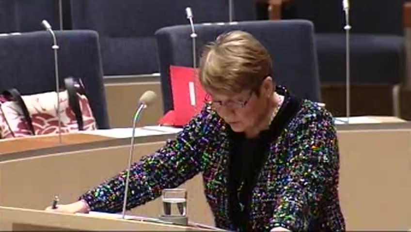 Stillbild från Interpellationsdebatt, Översyn av preskriptionstiden 