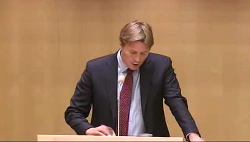 Stillbild från Debatt om förslag, Utgiftsområde 4 Rättsväsendet