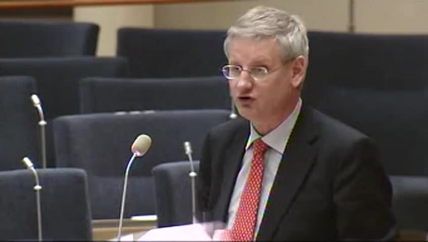 Stillbild från Interpellationsdebatt, Nedrustning och icke-spridning
