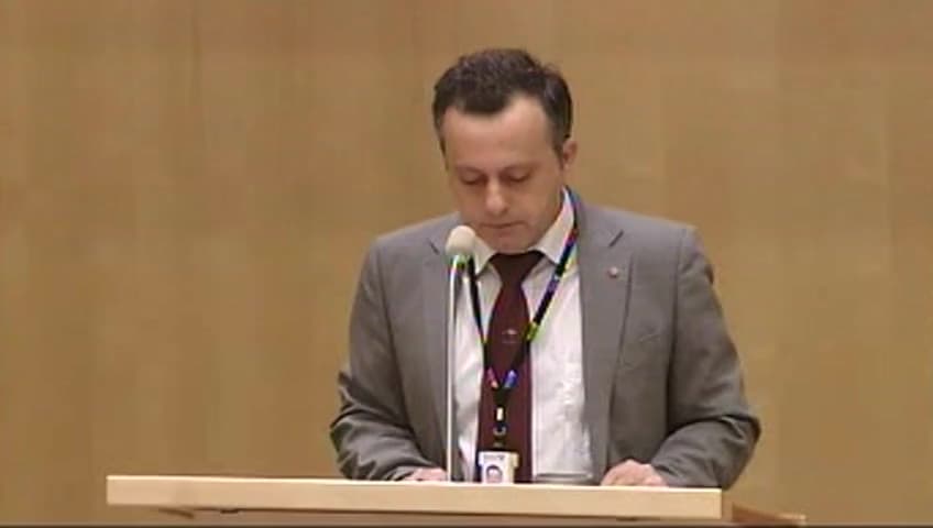 Stillbild från Debatt om förslag, Utgiftsområde 5 Internationell samverkan