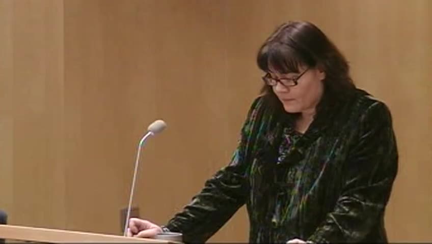 Stillbild från Debatt om förslag, Utgiftsområde 25 Allmänna bidrag till kommuner