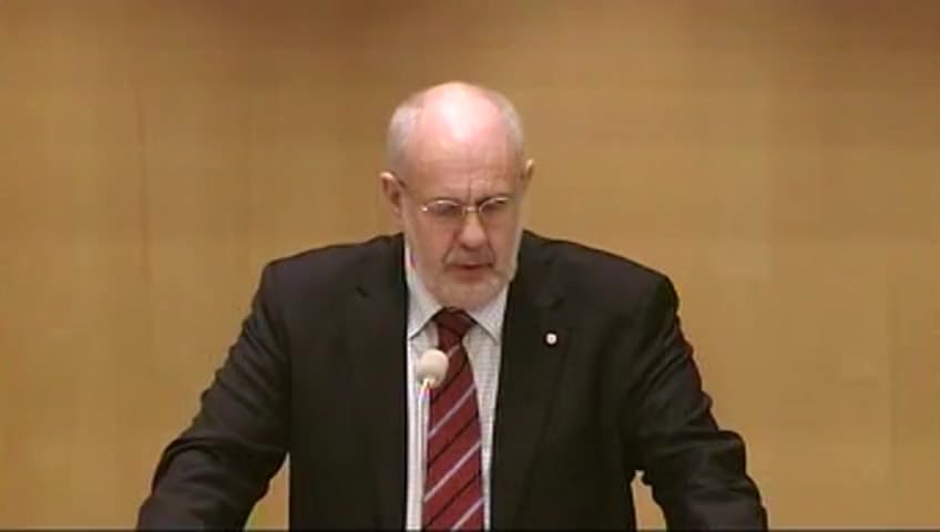 Stillbild från Debatt om förslag, Grönbok om jordbruksprodukters kvalitet