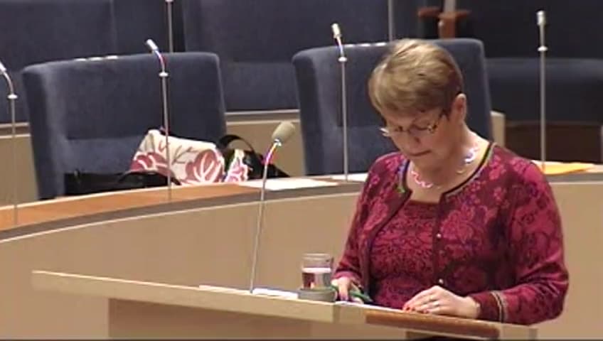 Stillbild från Interpellationsdebatt, Besöksnäringen