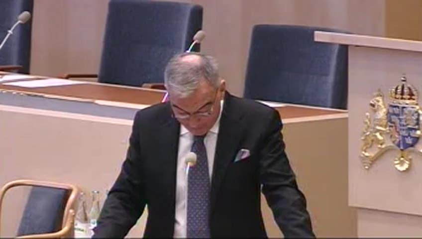 Stillbild från Interpellationsdebatt, Forskning på förskolan