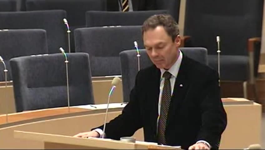 Stillbild från Interpellationsdebatt, Lärarlyftet