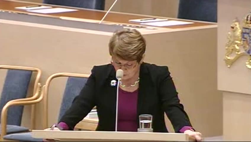 Stillbild från Interpellationsdebatt, Design i svenska företag