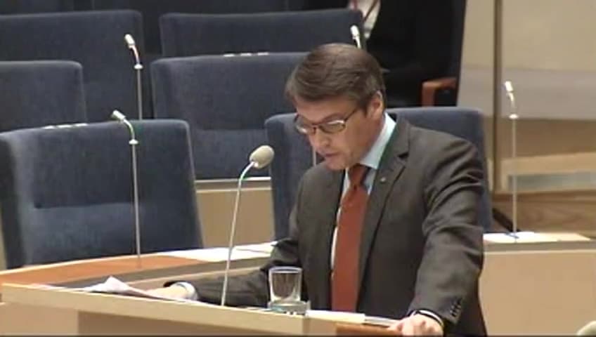 Stillbild från Interpellationsdebatt, Vården för patienter med sällsynta diagnoser