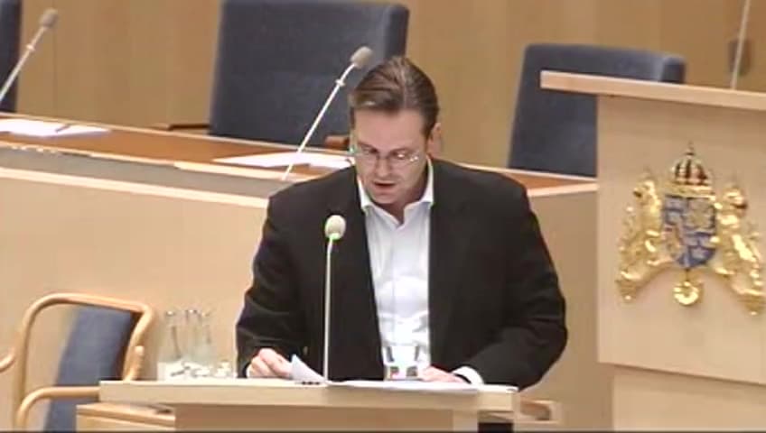 Stillbild från Interpellationsdebatt, Skatt efter ålder