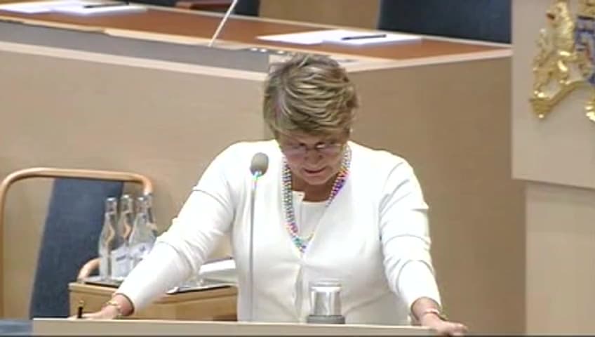 Stillbild från Interpellationsdebatt, Skogsindustrin, jobben och regionalpolitiken