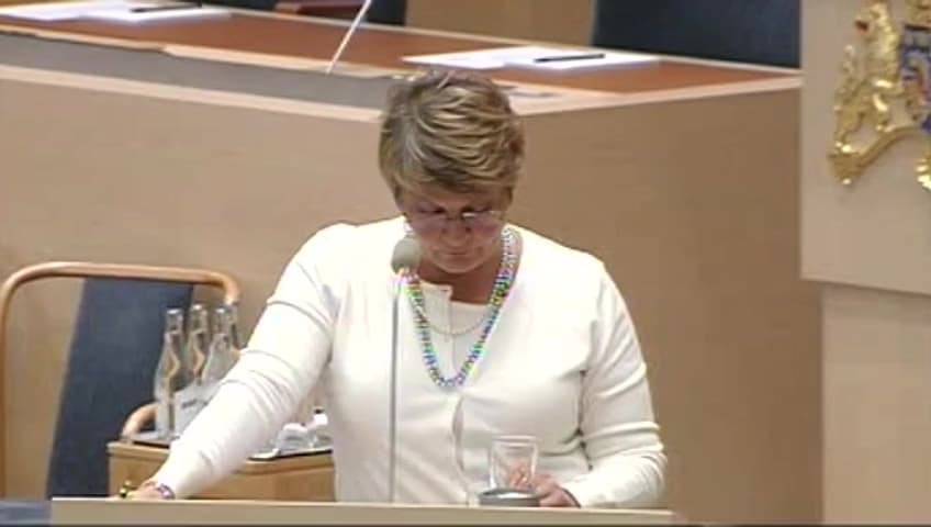 Stillbild från Interpellationsdebatt, Vattenfalls roll i energiomställningen