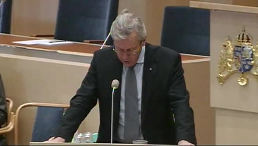 Stillbild från Interpellationsdebatt, Marknadshyror i expansiva områden