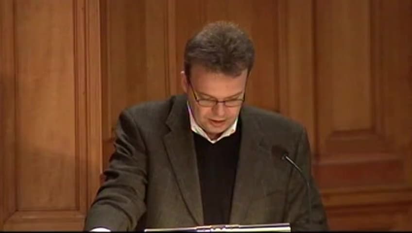 Stillbild från Interpellationsdebatt, Stärkt skydd för de anställda och deras fackliga företrädare vid tecknande av kollektivavtal
