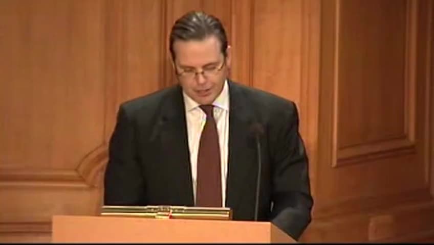Stillbild från Interpellationsdebatt, Sveriges ekonomi