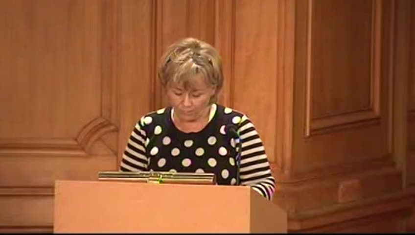 Stillbild från Interpellationsdebatt, Öronmärkning av resurser