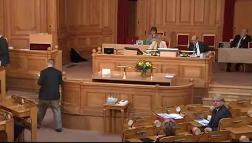 Stillbild från Interpellationsdebatt, FRA-lagen