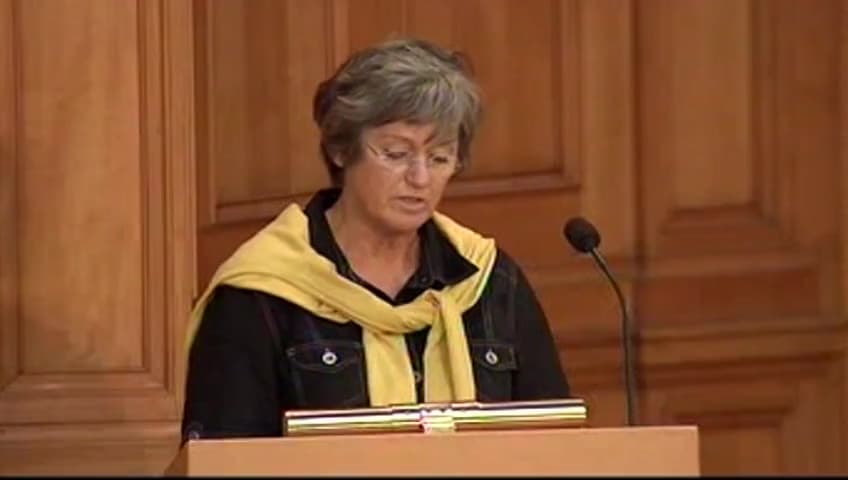 Stillbild från Interpellationsdebatt, De nya reglerna för sjukförsäkringen