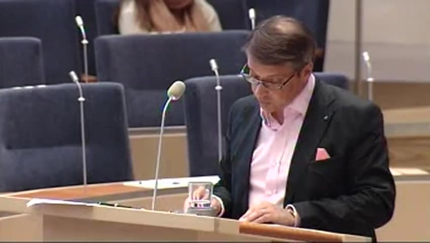 Stillbild från Interpellationsdebatt, Rätten till likvärdig vård förl alla