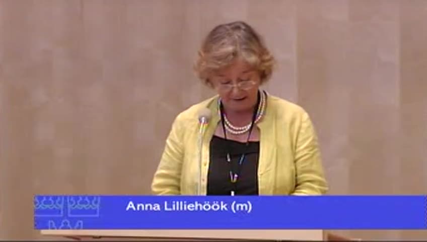 Stillbild från Debatt om förslag, Utvärdering av penningpolitiken