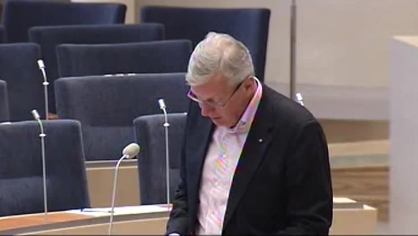 Stillbild från Interpellationsdebatt, Åtgärder för ett ökat bostadsbyggande  