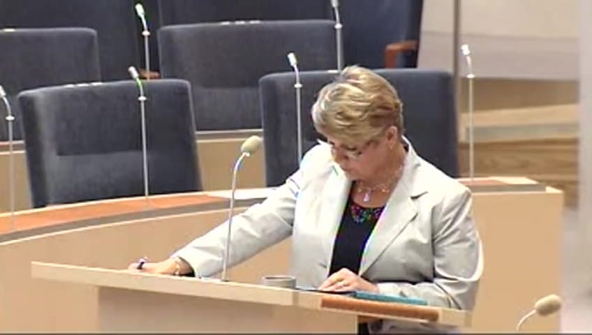 Stillbild från Interpellationsdebatt, Utredning om konkurrens i fjärrvärmenäten