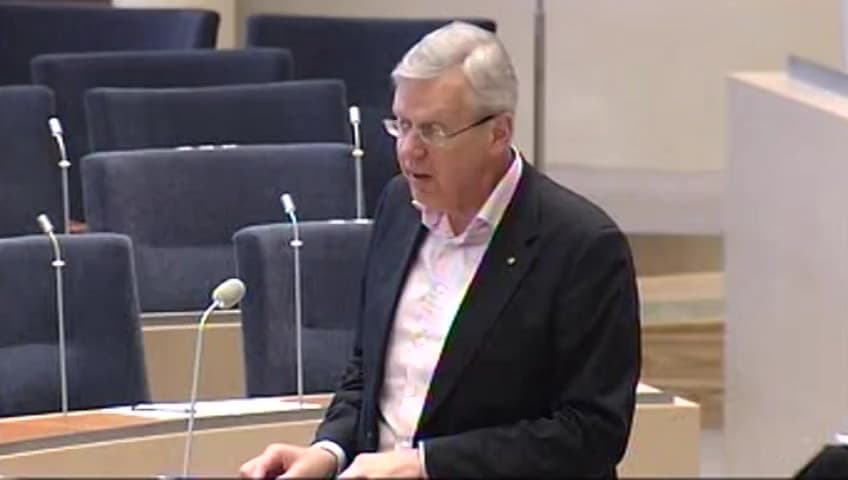 Stillbild från Interpellationsdebatt, Kommunernas ekonomiska situation