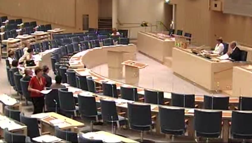 Stillbild från Debatt om förslag, Katastrofmedicinska insatser i utlandet