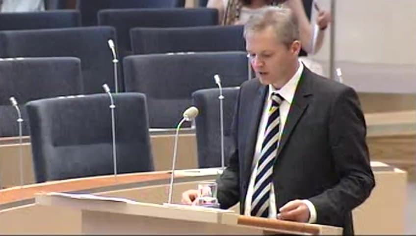 Stillbild från Interpellationsdebatt, Marinens musikkår