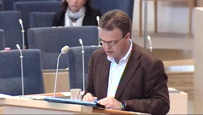Stillbild från Interpellationsdebatt, Jobbgarantin för ungdomar