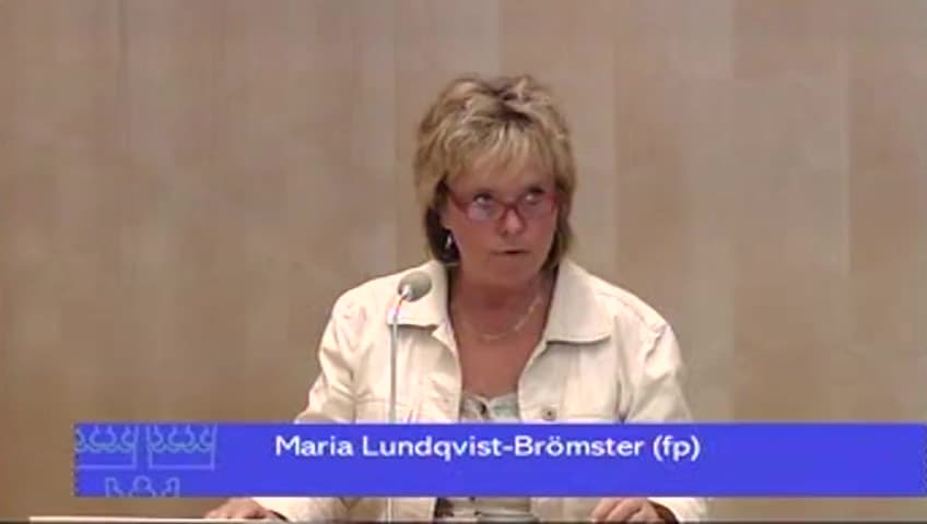 Stillbild från Debatt om förslag, En förnyad folkhälsopolitik