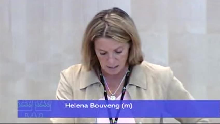 Stillbild från Debatt om förslag, Rekrytering av domare