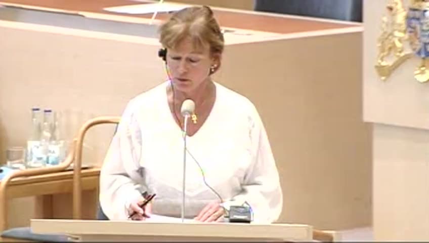 Stillbild från Interpellationsdebatt, Kostnadsansvar för antikvariska utgrävningar