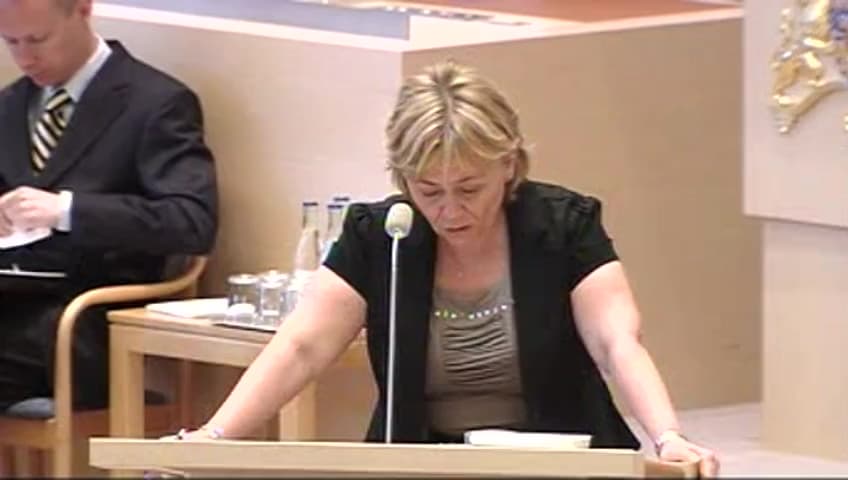 Stillbild från Interpellationsdebatt, Situationen inom kriminalvården