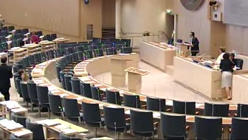 Stillbild från Debatt om förslag, Ny marknadsföringslag m.m.