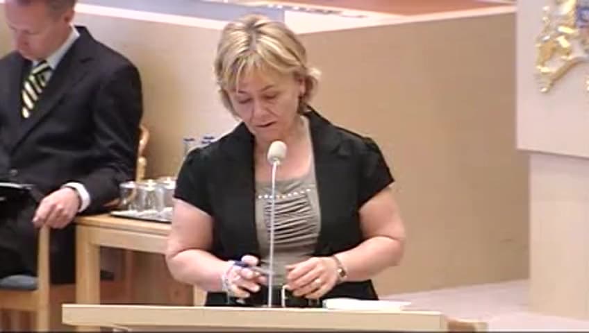 Stillbild från Interpellationsdebatt, Utbildning för åklagare