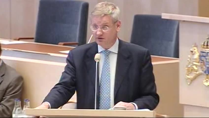 Stillbild från Interpellationsdebatt, EU:s terroristlistor