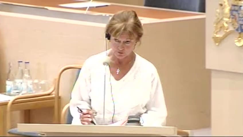 Stillbild från Interpellationsdebatt, Genus på museer